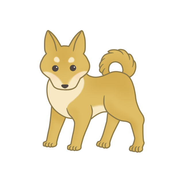 犬のイラスト 柴犬 無料イラスト素材 素材ラボ