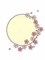 桜　円フレーム