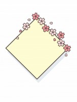 桜　正方形フレー…