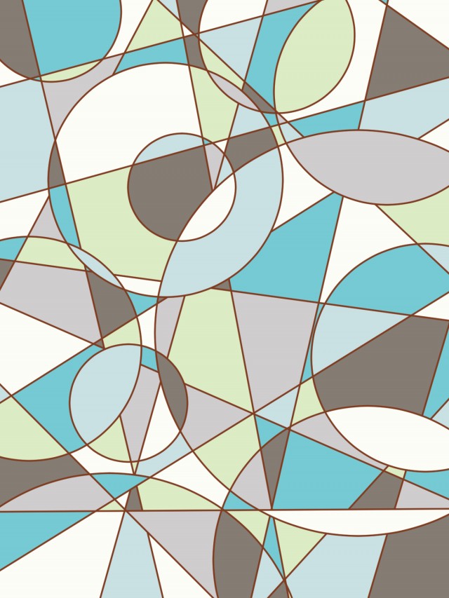 幾何学模様の背景素材02 緑 無料イラスト素材 素材ラボ