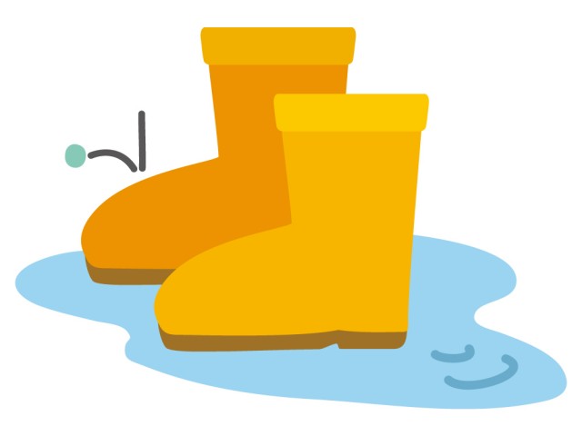 梅雨の長靴 無料イラスト素材 素材ラボ