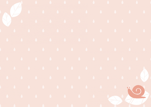 梅雨のフレーム カタツムリ ピンク背景 無料イラスト素材 素材ラボ