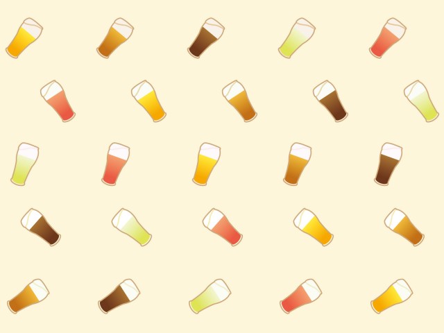 カラフルクラフトビール 背景 無料イラスト素材 素材ラボ