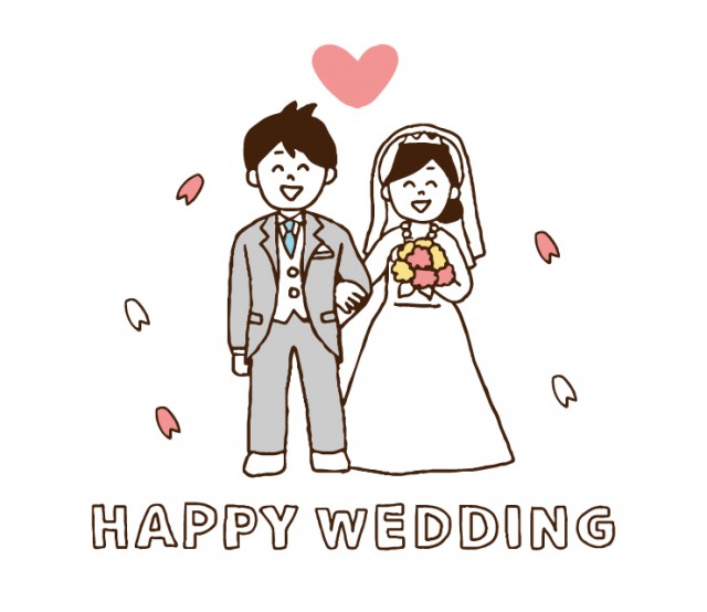 結婚式のイラスト 無料イラスト素材 素材ラボ