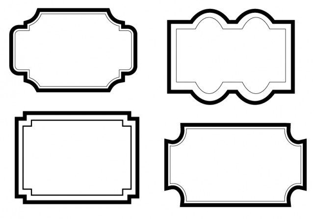 シンプルなフレーム 枠 無料イラスト素材 素材ラボ