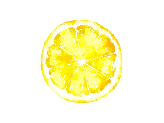 レモンの断面素材01 無料イラスト素材 素材ラボ