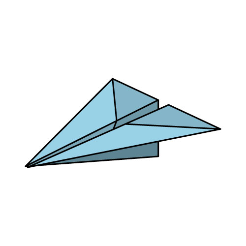 紙飛行機 無料イラスト素材 素材ラボ