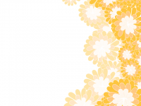 花のフレーム/黄…