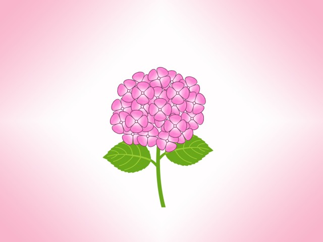 紫陽花の壁紙画像シンプル背景素材イラスト 無料イラスト素材 素材ラボ