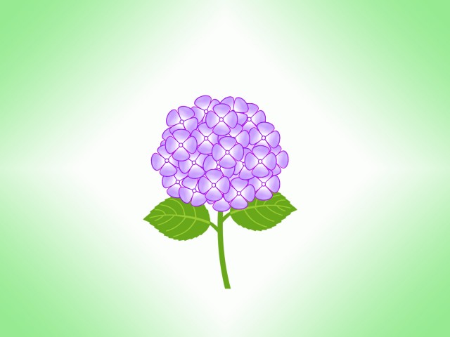 紫陽花の壁紙画像シンプル背景素材イラスト 無料イラスト素材 素材ラボ