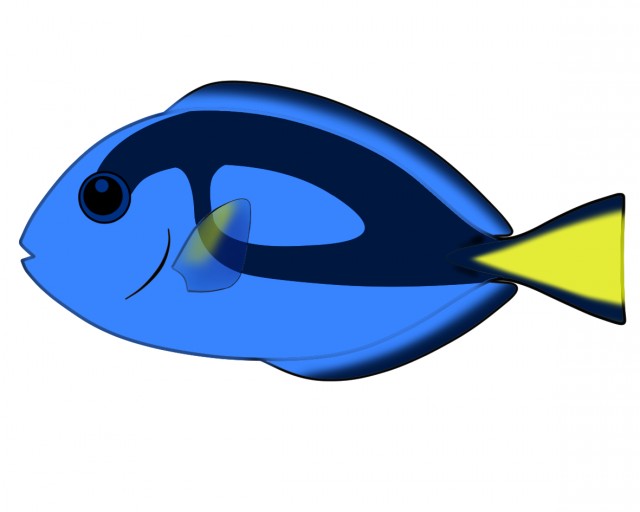 海水熱帯魚２ ナンヨウハギ Jpg Png 無料イラスト素材 素材ラボ