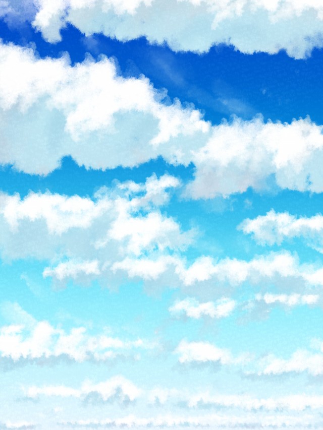 空と雲の背景素材02 無料イラスト素材 素材ラボ