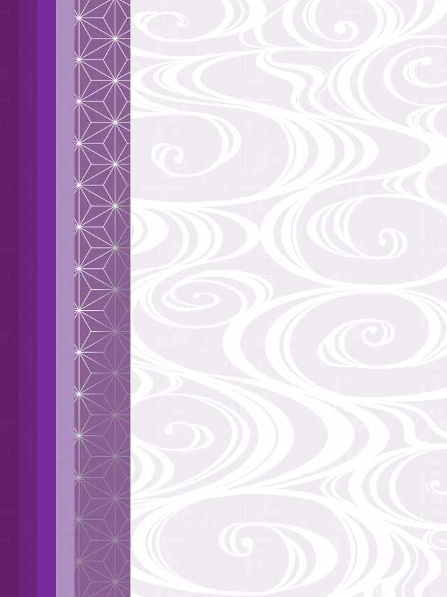 和風のフレーム14 紫 無料イラスト素材 素材ラボ