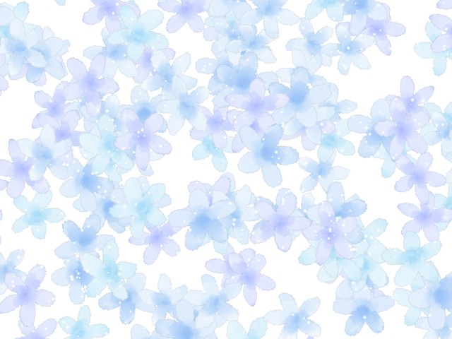 水彩の花の背景素材01 青b 無料イラスト素材 素材ラボ