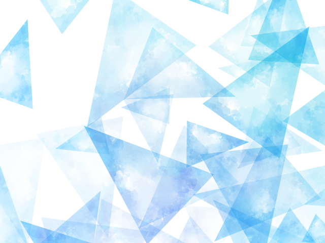 三角模様の水彩背景素材 青b 無料イラスト素材 素材ラボ