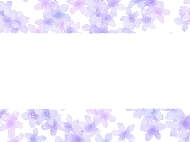 花のフレーム05 紫 無料イラスト素材 素材ラボ