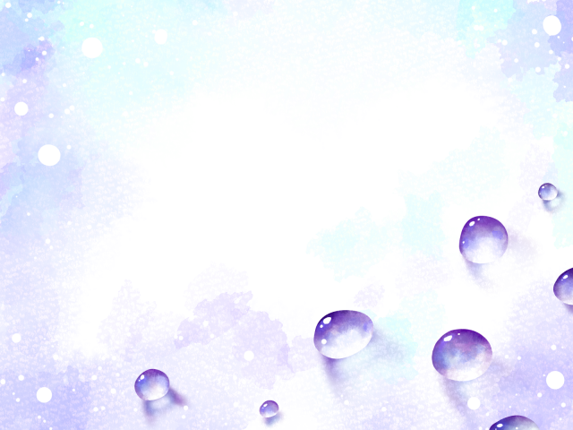 水彩の水滴フレーム 紫 無料イラスト素材 素材ラボ