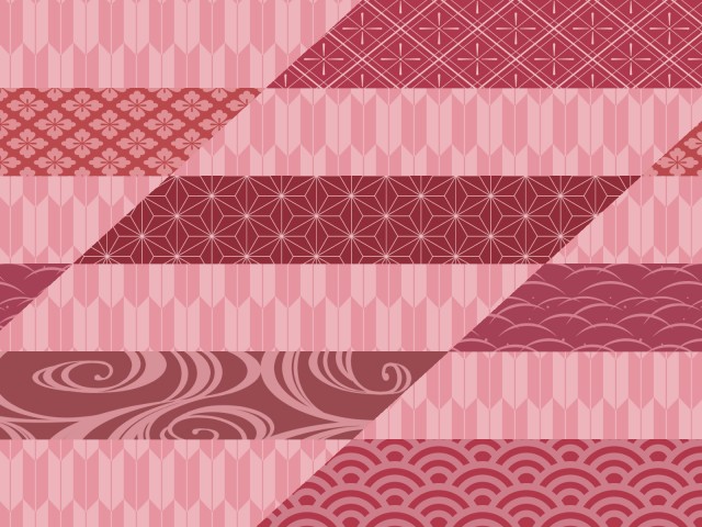 和風の背景素材 ピンク 無料イラスト素材 素材ラボ