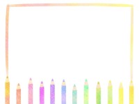 色鉛筆のフレーム