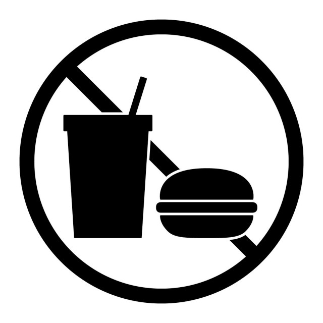 飲食禁止 無料イラスト素材 素材ラボ