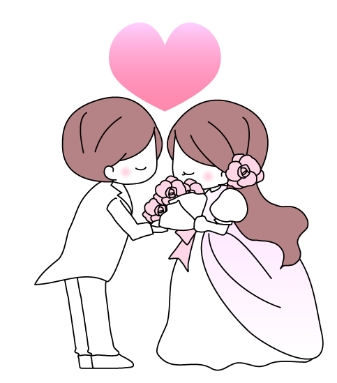 結婚式 画像 イラスト フリー Khabarplanet Com