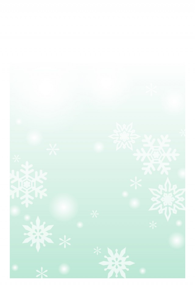 雪の花のポストカード 無料イラスト素材 素材ラボ