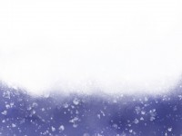 雪景色のフレーム…