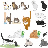 三毛猫 かわいい無料イラスト 使える無料雛形テンプレート最新順 素材ラボ