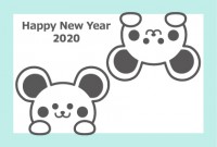 年賀状 2020…