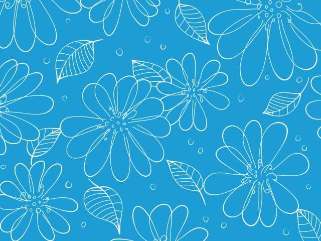 シンプルな花の背景素材02 青 無料イラスト素材 素材ラボ