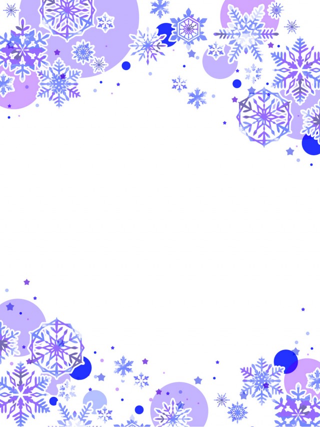 雪と星のカード 縦型 無料イラスト素材 素材ラボ