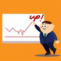右肩上がり かわいい無料イラスト 使える無料雛形テンプレート最新順 素材ラボ
