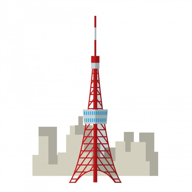東京タワー 無料イラスト素材 素材ラボ