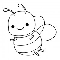 蜂(線画)