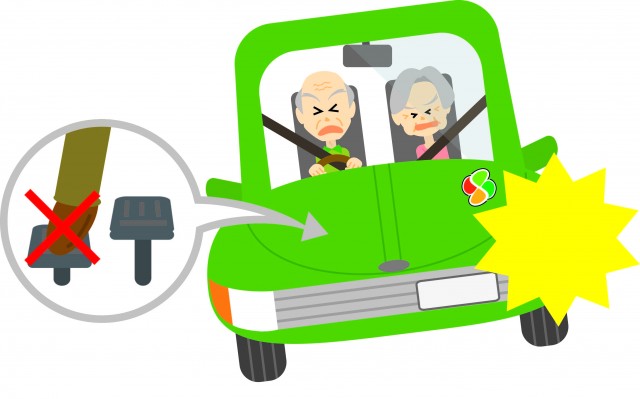 高齢者ドライバー 運転男性 夫婦 無料イラスト素材 素材ラボ