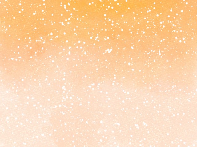 雪景色の背景素材02 オレンジ 無料イラスト素材 素材ラボ