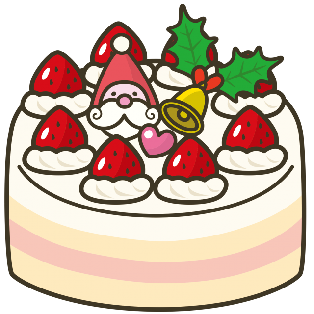 クリスマスケーキ | 無料イラスト素材｜素材ラボ