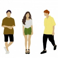 男女 かわいい無料イラスト 使える無料雛形テンプレート最新順 素材ラボ