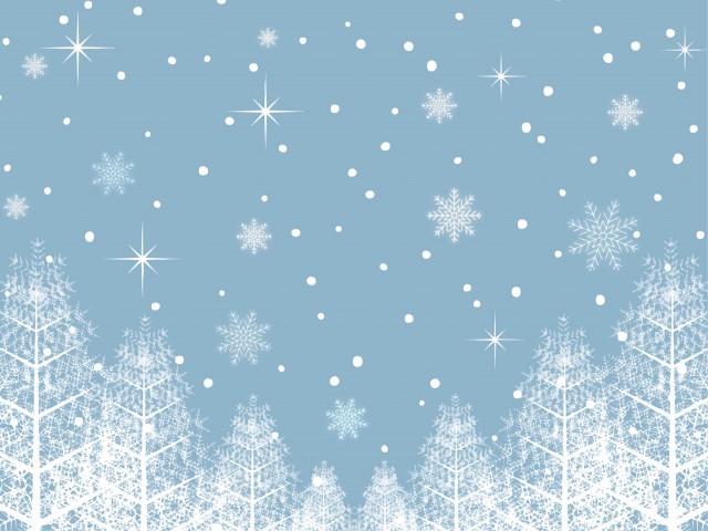 冬の雪景色 無料イラスト素材 素材ラボ
