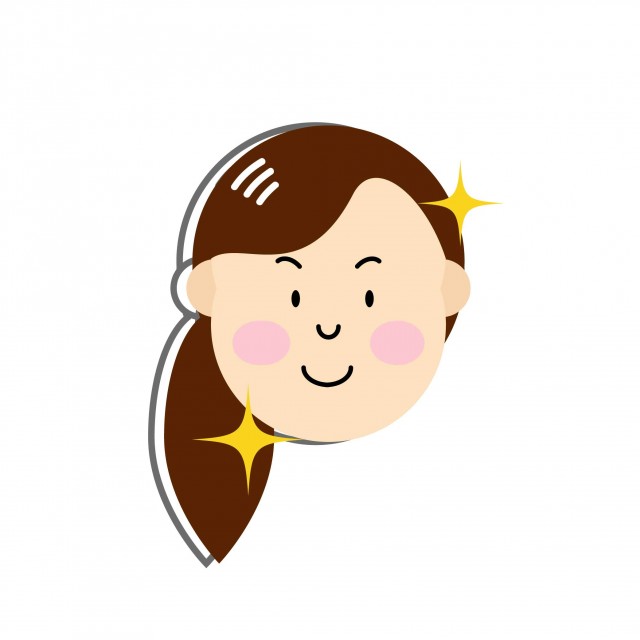 輝く女性 無料イラスト素材 素材ラボ