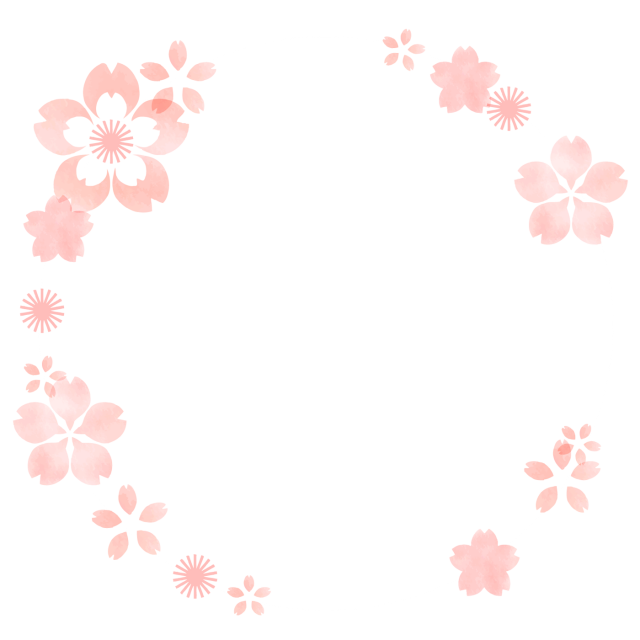 桜の丸型フレーム 無料イラスト素材 素材ラボ
