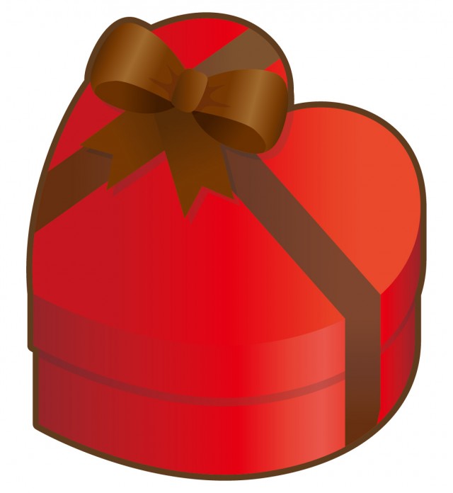 ハートのプレゼントボックス01 リボン 箱 誕生日 クリスマス バレンタイン ホワイトデー 記念日 無料イラスト素材 素材ラボ