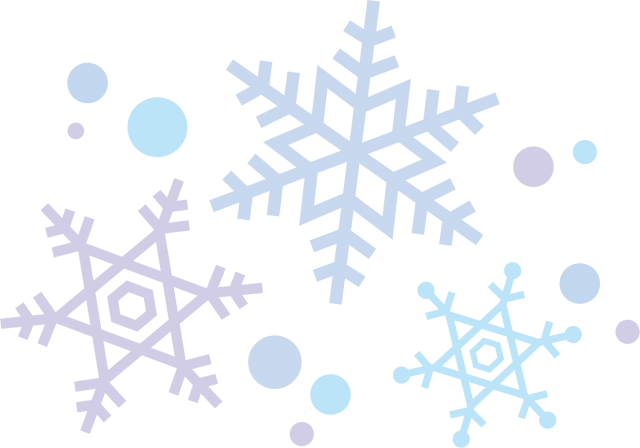 冬の装飾素材 雪の結晶 無料イラスト素材 素材ラボ