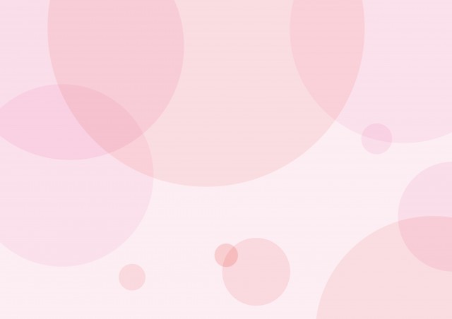 春ピンク 背景画 チラシ パンフレット背景に バブル 円 輪