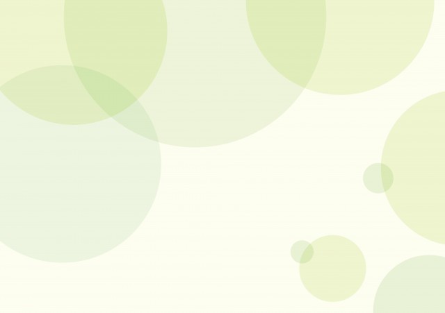 新緑グリーン 背景画 チラシ パンフレット背景に バブル 円 輪 無料イラスト素材 素材ラボ