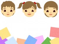 子供の顔イラスト…