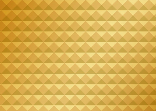 豪華な金 ゴージャスゴールド・幾何学模様 背景パターン | 無料イラスト素材｜素材ラボ