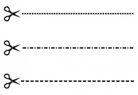 切り取り線 かわいい無料イラスト 使える無料雛形テンプレート最新順 素材ラボ