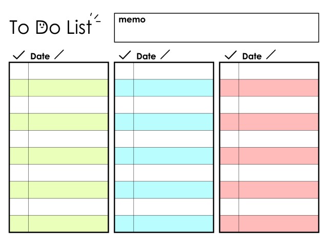 todoリスト | 無料イラスト素材｜素材ラボ