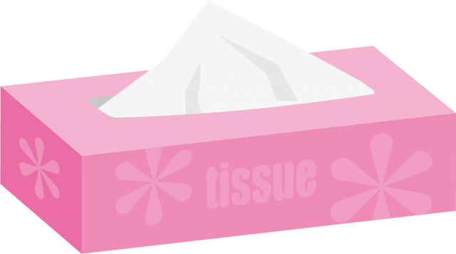 シンプル ティッシュペーパー 箱 ピンク色ボックスティシュー 無料イラスト素材 素材ラボ
